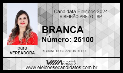 Candidato BRANCA 2024 - RIBEIRÃO PRETO - Eleições