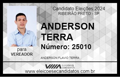 Candidato ANDERSON TERRA 2024 - RIBEIRÃO PRETO - Eleições