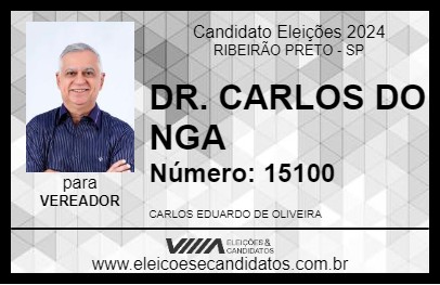 Candidato DR. CARLOS DA RUA MINAS 2024 - RIBEIRÃO PRETO - Eleições