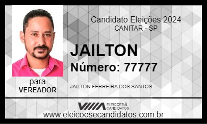 Candidato JAILTON 2024 - CANITAR - Eleições