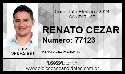 Candidato RENATINHO DO PÍ 2024 - CANITAR - Eleições