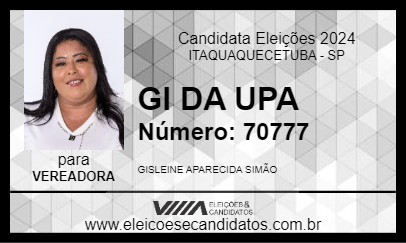 Candidato GI DA SAÚDE 2024 - ITAQUAQUECETUBA - Eleições