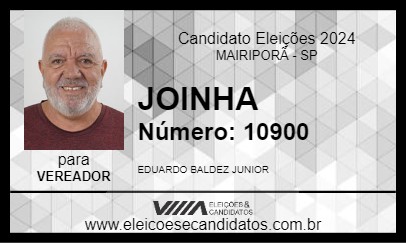 Candidato JOINHA 2024 - MAIRIPORÃ - Eleições