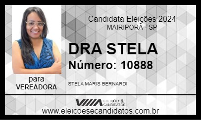 Candidato DRA STELA 2024 - MAIRIPORÃ - Eleições