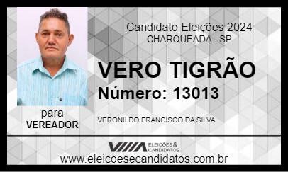 Candidato VERO TIGRÃO 2024 - CHARQUEADA - Eleições