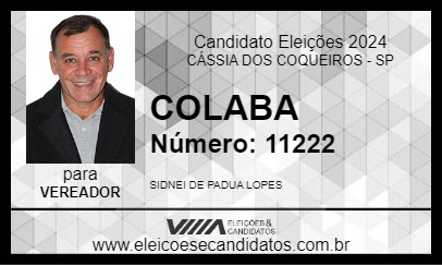 Candidato COLABA 2024 - CÁSSIA DOS COQUEIROS - Eleições