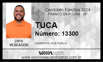 Candidato TUCA 2024 - FRANCO DA ROCHA - Eleições