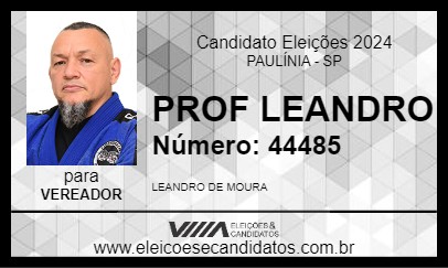 Candidato PROF LEANDRO 2024 - PAULÍNIA - Eleições