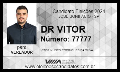 Candidato DR VITOR 2024 - JOSÉ BONIFÁCIO - Eleições