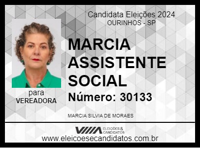 Candidato MARCIA ASSISTENTE SOCIAL 2024 - OURINHOS - Eleições