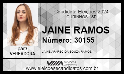 Candidato JAINE RAMOS 2024 - OURINHOS - Eleições