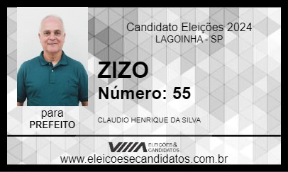 Candidato ZIZO 2024 - LAGOINHA - Eleições