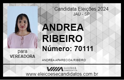 Candidato ANDREA RIBEIRO 2024 - JAÚ - Eleições