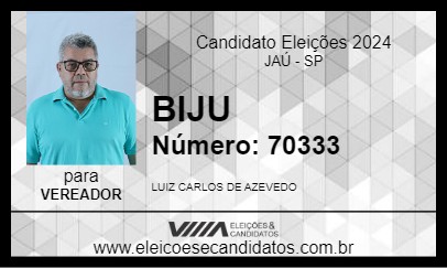 Candidato BIJU 2024 - JAÚ - Eleições