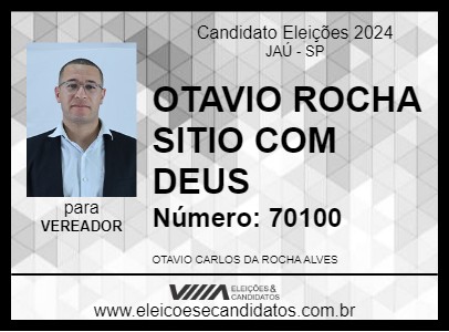 Candidato OTAVIO ROCHA SITIO COM DEUS 2024 - JAÚ - Eleições