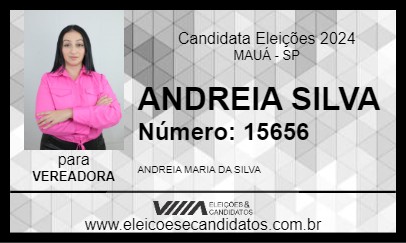 Candidato ANDREIA SILVA 2024 - MAUÁ - Eleições