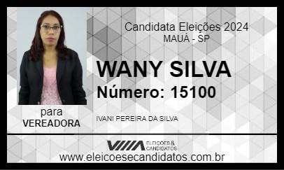 Candidato WANY SILVA 2024 - MAUÁ - Eleições