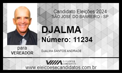 Candidato DJALMA 2024 - SÃO JOSÉ DO BARREIRO - Eleições