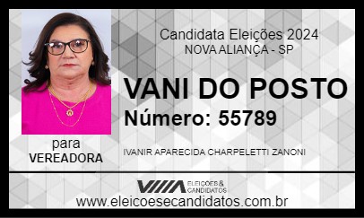 Candidato VANI ZANONI 2024 - NOVA ALIANÇA - Eleições