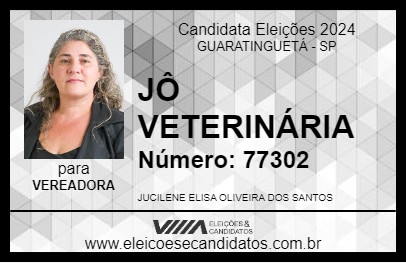 Candidato JÔ VETERINÁRIA 2024 - GUARATINGUETÁ - Eleições