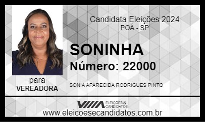 Candidato SONINHA ASSISTENTE SOCIAL 2024 - POÁ - Eleições