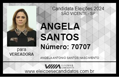 Candidato ANGELA SANTOS 2024 - SÃO VICENTE - Eleições