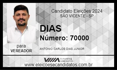 Candidato DIAS 2024 - SÃO VICENTE - Eleições