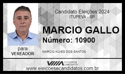 Candidato MARCIO GALLO 2024 - ITUPEVA - Eleições