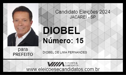 Candidato DIOBEL 2024 - JACAREÍ - Eleições