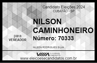 Candidato NILSON CAMINHONEIRO 2024 - CUBATÃO - Eleições