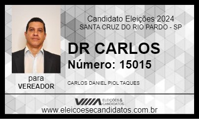 Candidato DR CARLOS 2024 - SANTA CRUZ DO RIO PARDO - Eleições