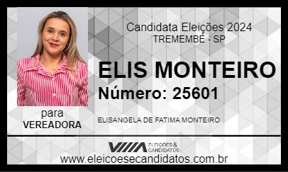 Candidato ELIS MONTEIRO 2024 - TREMEMBÉ - Eleições