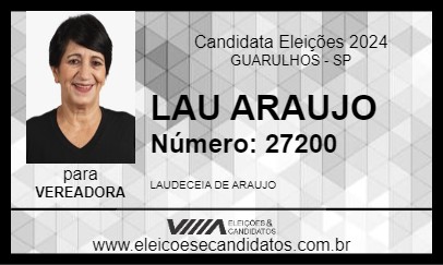 Candidato LAU ARAUJO 2024 - GUARULHOS - Eleições