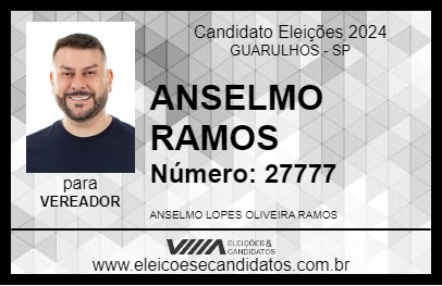 Candidato ANSELMO RAMOS 2024 - GUARULHOS - Eleições