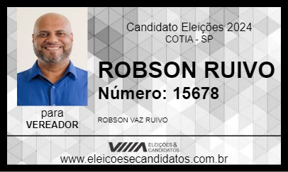 Candidato ROBSON RUIVO 2024 - COTIA - Eleições