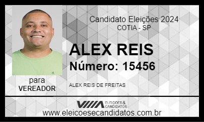 Candidato ALEX REIS 2024 - COTIA - Eleições