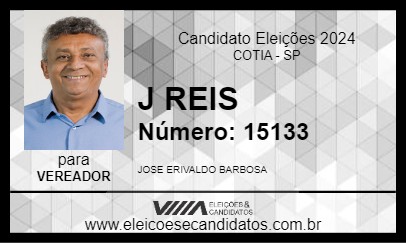 Candidato J REIS 2024 - COTIA - Eleições