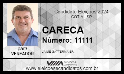 Candidato CARECA 2024 - COTIA - Eleições