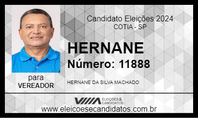 Candidato HERNANE 2024 - COTIA - Eleições