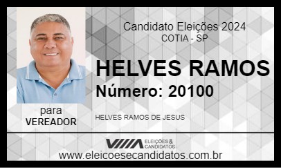 Candidato HELVES RAMOS 2024 - COTIA - Eleições