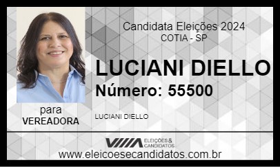 Candidato LUCIANI DIELLO 2024 - COTIA - Eleições