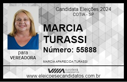 Candidato MARCIA TURASSI 2024 - COTIA - Eleições