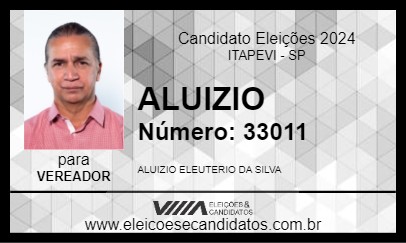 Candidato ALUIZIO 2024 - ITAPEVI - Eleições