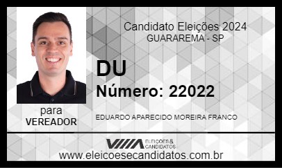 Candidato DU 2024 - GUARAREMA - Eleições