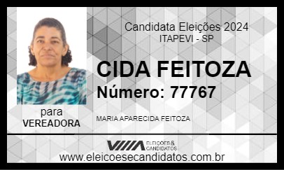 Candidato CIDA FEITOZA 2024 - ITAPEVI - Eleições