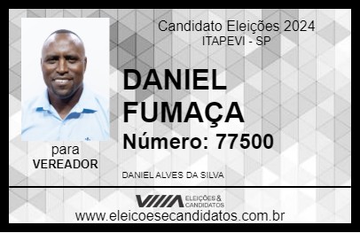 Candidato DANIEL FUMAÇA 2024 - ITAPEVI - Eleições