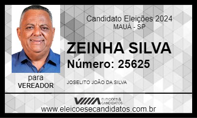 Candidato ZEINHA SILVA 2024 - MAUÁ - Eleições