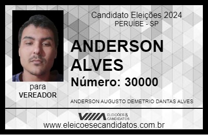 Candidato ANDERSON ALVES 2024 - PERUÍBE - Eleições