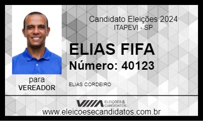 Candidato ELIAS FIFA 2024 - ITAPEVI - Eleições