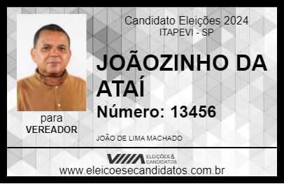 Candidato JOÃO DATAI 2024 - ITAPEVI - Eleições